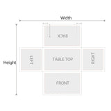 Table Cover - Fitted With Double  Split Back