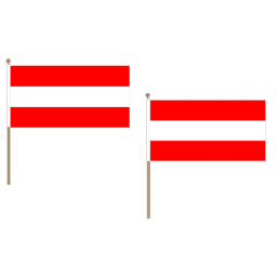 Austria Fabric National Hand Waving Flag  - United Flags And Flagstaffs