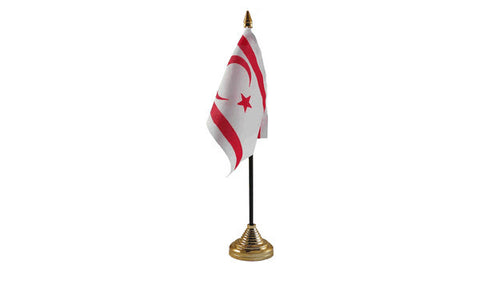Cyprus North Table Flag Flags - United Flags And Flagstaffs